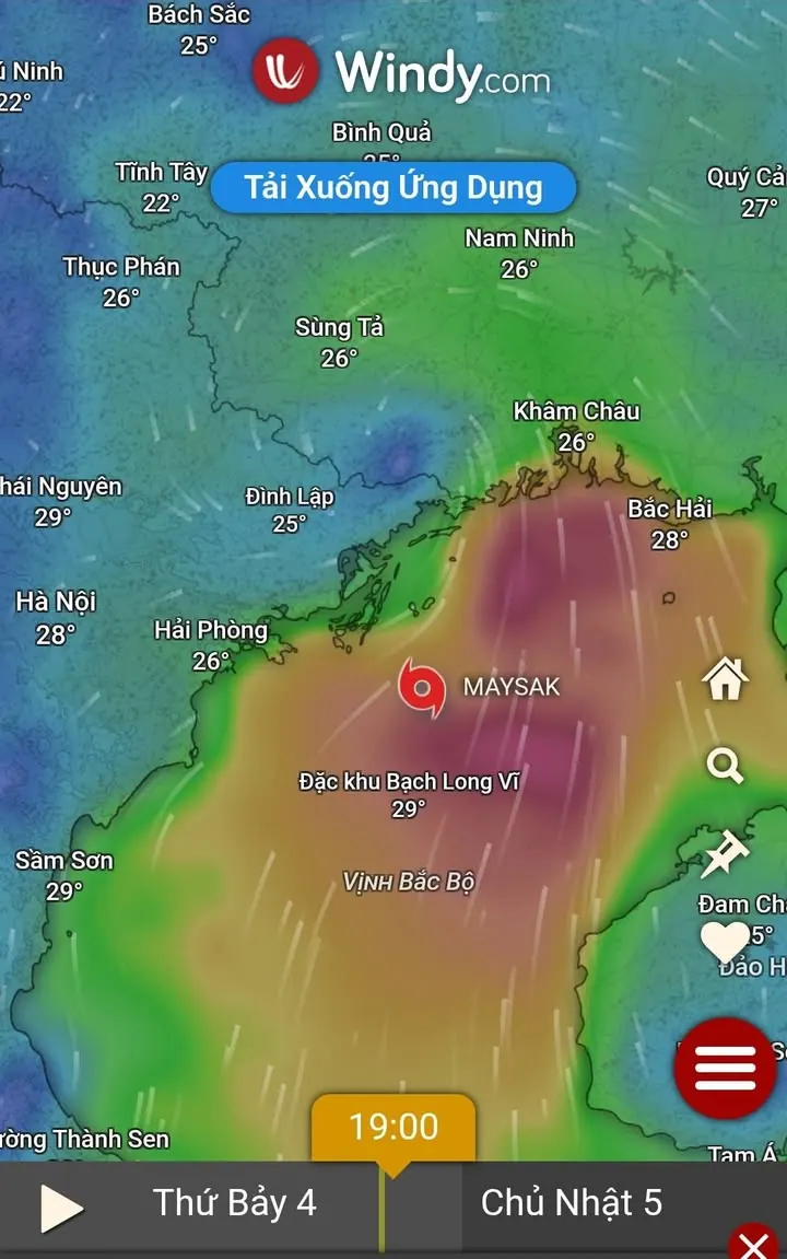 Cẩm Phả, thì êm đềm vậy thôi chứ Móng Cái ảnh hưởng gió cũng mạnh đấy chứ chả đùa được đâu – ảnh 1